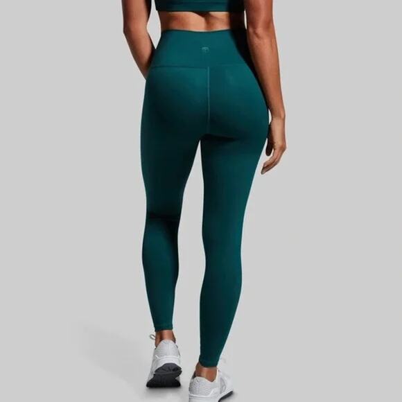 Born Primitive Synergy Leggings Teal Blue High Rise Womens Large Sportswear Gym - Picture 1 of 5